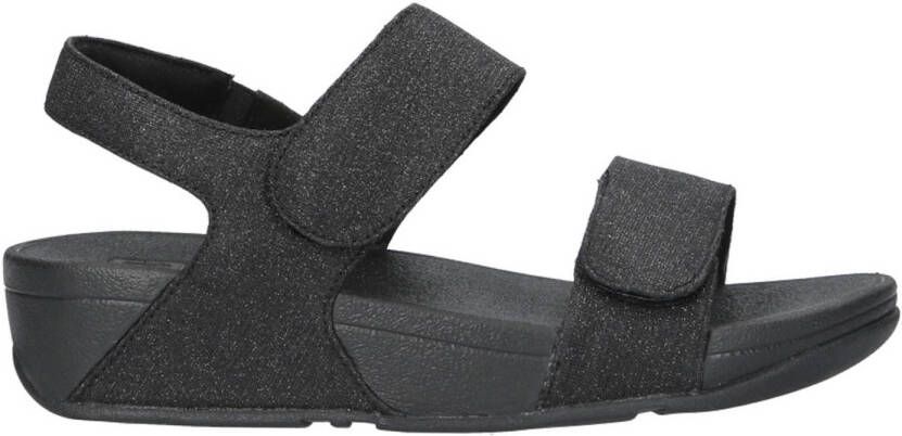 FitFlop TM Lulu Shimmer Adjustable Sandals sandalen zwart