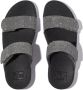 FitFlop TM Lulu Shimmer Adjustable Slides slippers zwart - Thumbnail 1