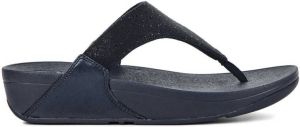 FitFlop TM teenslippers met glitters donkerblauw