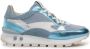 FLORIS VAN BOMMEL Lage Sneakers Dames Sfw-10098 Blokki Maat: 35 Materiaal: Leer Kleur: Blauw - Thumbnail 1