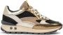 FLORIS VAN BOMMEL Lage Sneakers Dames Blokki 04.01 Maat: 37 Materiaal: Suède Kleur: Goud - Thumbnail 1
