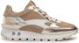 FLORIS VAN BOMMEL Lage Sneakers Dames Sfw-10098 Blokki Maat: 40 Materiaal: Leer Kleur: Zand - Thumbnail 1