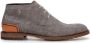 Floris van Bommel Crepi 13.08su suède veterschoenen taupe - Thumbnail 1