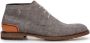 Floris van Bommel Crepi 13.08su suède veterschoenen taupe - Thumbnail 1