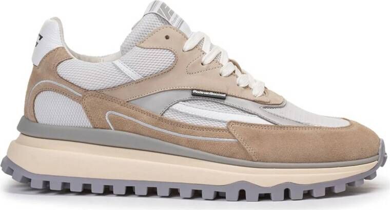 Floris van Bommel De Gripper 02.03 suède sneakers taupe