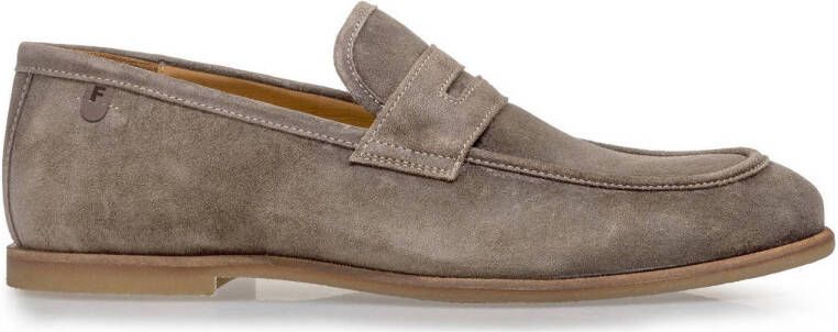 Floris van Bommel De Kruimer 01.05 suede loafers beige