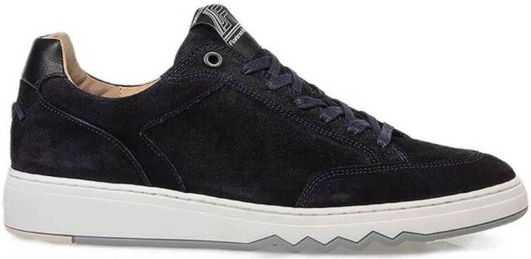 Floris van Bommel De Kupster 03.05 suède sneakers donkerblauw