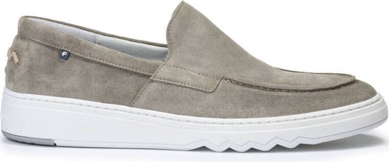 Floris van Bommel De Kupster 04.02 suède loafers taupe