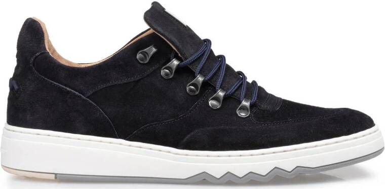 Floris van Bommel De Kupster suède sneakers donkerblauw