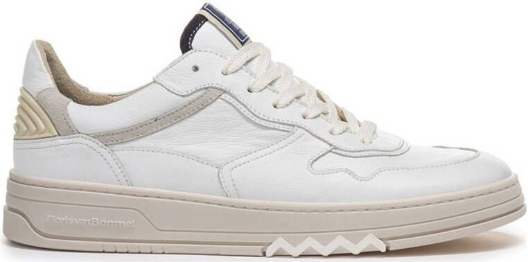 FLORIS VAN BOMMEL Sneakers Heren Sfm-10166 De Okker Maat: 40⅔ Kleur: Wit