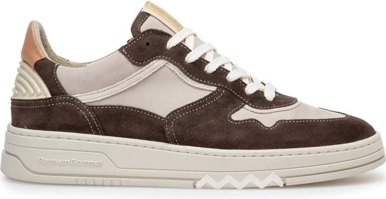 Floris van Bommel De Okker 01.10 suède sneakers bruin beige