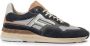 FLORIS VAN BOMMEL Lage Sneakers Heren Sfm-10153 De Runner Maat: 44⅔ Materiaal: Suède Kleur: Blauw - Thumbnail 1