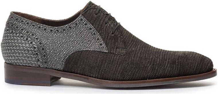 FLORIS VAN BOMMEL Nette Schoenen Heren Sfm-30361 De Stapper Maat: 40⅔ Materiaal: Leer Kleur: Zwart - Foto 2