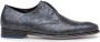 FLORIS VAN BOMMEL Nette Schoenen Heren Sfm-30333 De Stapper Maat: 41⅓ Materiaal: Leer Kleur: Blauw - Thumbnail 2