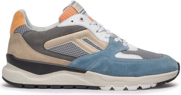 FLORIS VAN BOMMEL Lage Sneakers Heren Sfm-10154 De Treener Maat: 44 Materiaal: Suède Kleur: Grijs
