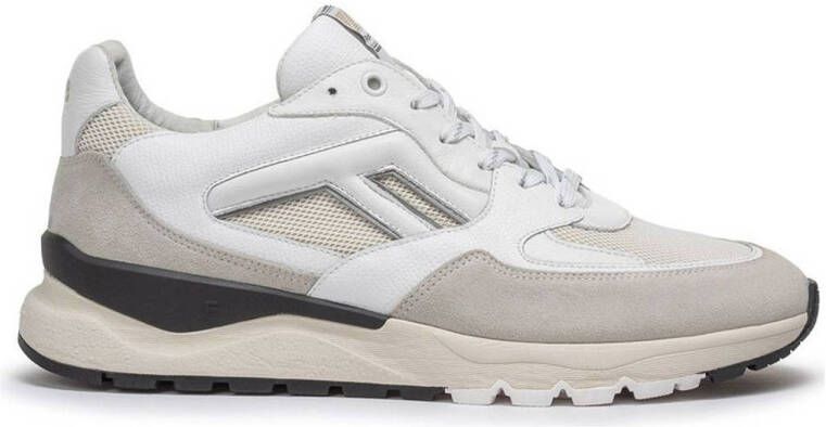 FLORIS VAN BOMMEL Lage Sneakers Heren Sfm-10154 De Treener Maat: 40 Materiaal: Textiel Kleur: Wit