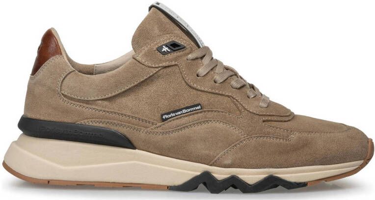 Floris van Bommel DE ZAGER 02.02 Volwassenen Lage sneakersHeren sneakersVrije tijdsschoenen Taupe