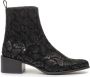FLORIS VAN BOMMEL Enkellaarsjes Dames Evi 01.11 Maat: 37 5 Materiaal: Suède Kleur: Zwart - Thumbnail 2