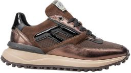 Floris van Bommel Sneakers laag 'Noppi 52' chocoladebruin brons zwart