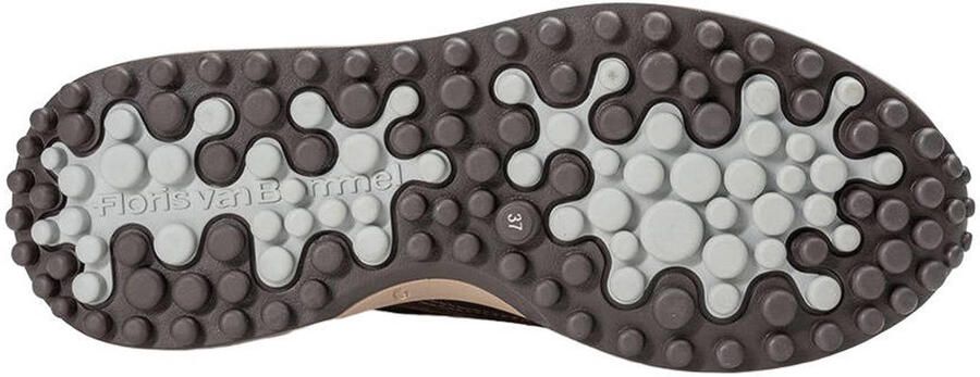 Floris van Bommel Dames Sneakers Noppi 52.06 Darkbrown Donkerbruin - Foto 3