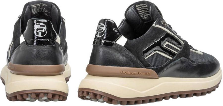 Floris van Bommel 52.08 leren sneakers zwart - Foto 3