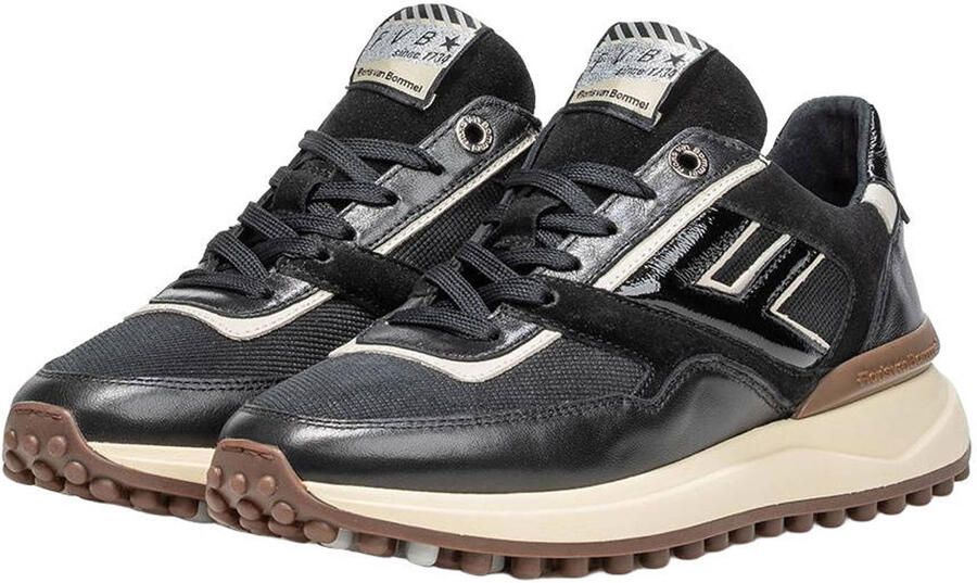 Floris van Bommel 52.08 leren sneakers zwart - Foto 2