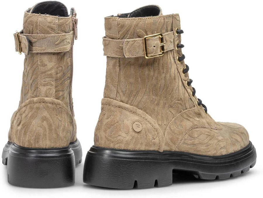 Floris van Bommel Bayli suède veterboots taupe - Foto 2