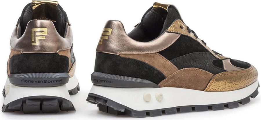 FLORIS VAN BOMMEL Lage Sneakers Dames Sfw-10098 Blokki Maat: 41 5 Materiaal: Suède Kleur: Zwart - Foto 2