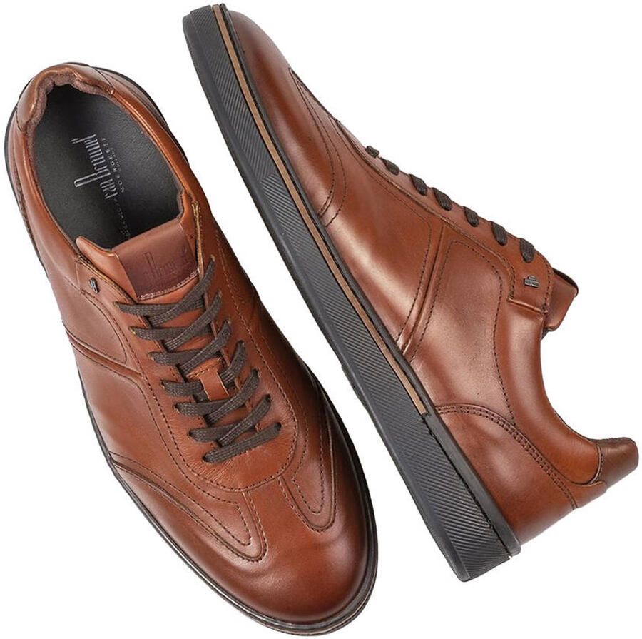 Van bommel 10018 Bora 01.06 Dark Cognac H-Wijdte Veterschoenen - Foto 2
