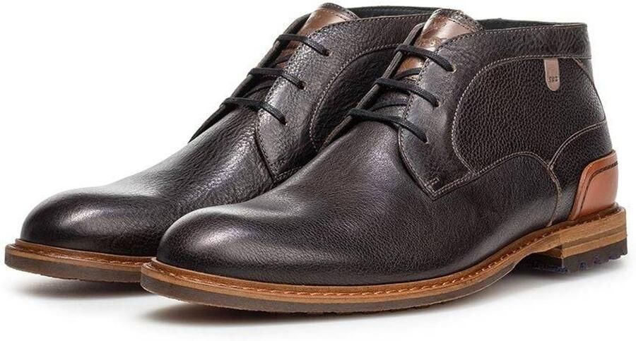 Floris van Bommel Crepi 13.14 leren enkelboots zwart - Foto 2