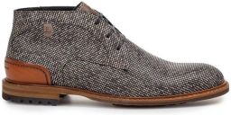 Floris van Bommel CREPI 13.27 Vrije tijd half-hoog Heren veterschoen Heren sneakers Wit beige