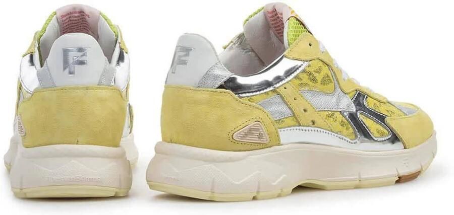 FLORIS VAN BOMMEL Lage Sneakers Dames Sfw-10152 Daysi Maat: 37 Materiaal: Textiel Kleur: Butter yellow - Foto 2