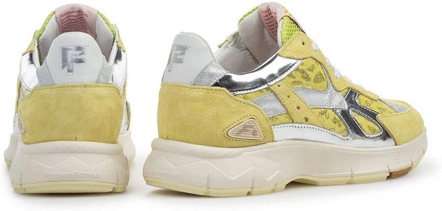 FLORIS VAN BOMMEL Lage Sneakers Dames Sfw-10152 Daysi Textiel Butter yellow - Foto 2