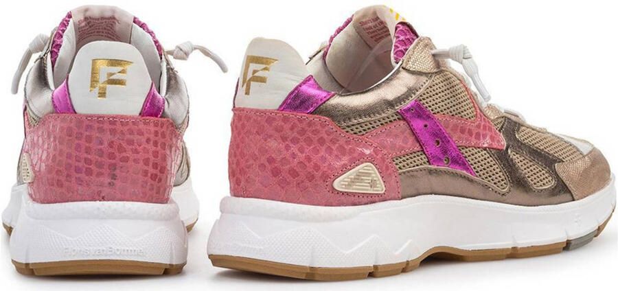 FLORIS VAN BOMMEL Lage Sneakers Dames Sfw-10152 Daysi Maat: 38 Materiaal: Leer Kleur: Goudkleurig - Foto 2