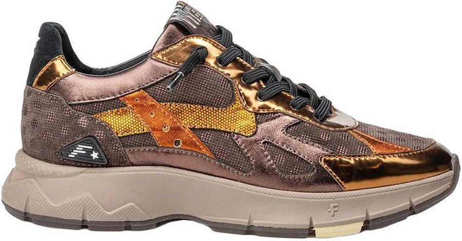 Floris van Bommel Daysi 05.19 leren sneakers bruin