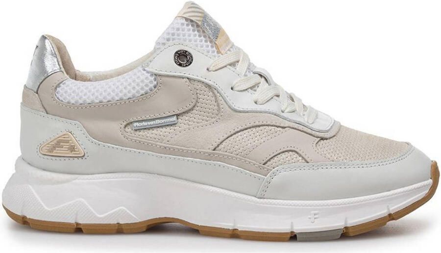 FLORIS VAN BOMMEL Lage Sneakers Dames Sfw-10168 Daysi Maat: 42 Materiaal: Leer Kleur: Wit