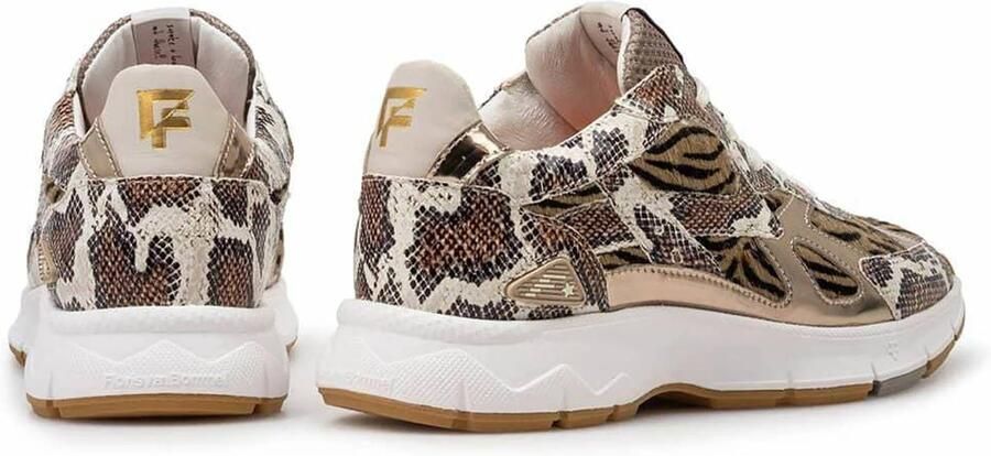 FLORIS VAN BOMMEL Lage Sneakers Dames Sfw-10167 Daysi Maat: 38 Materiaal: Leer Kleur: Bruin - Foto 2