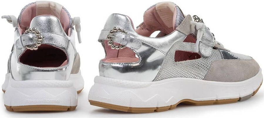Floris van Bommel Daysi 08.02 suède sneakers zilver - Foto 3