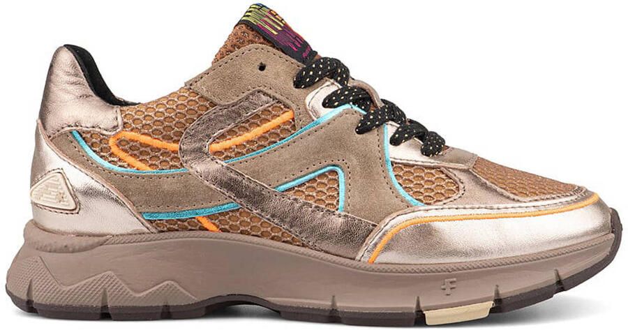 Floris van Bommel DAYSI 09.01 Lage sneakers Dames sneakers Metallics