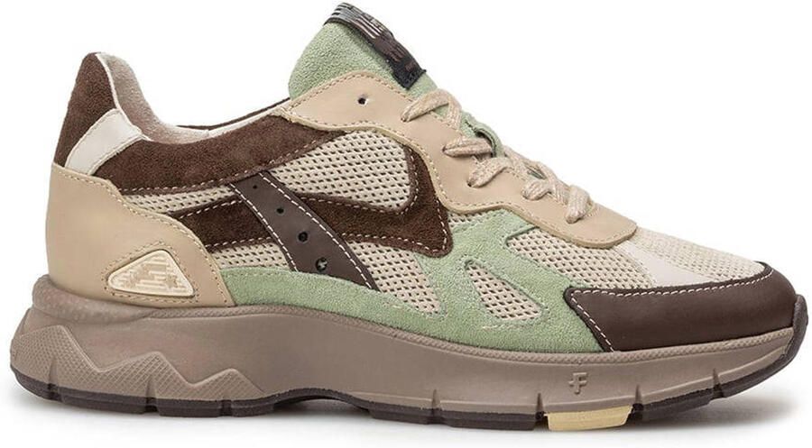 Floris van Bommel Daysi leren sneakers donkerbruin