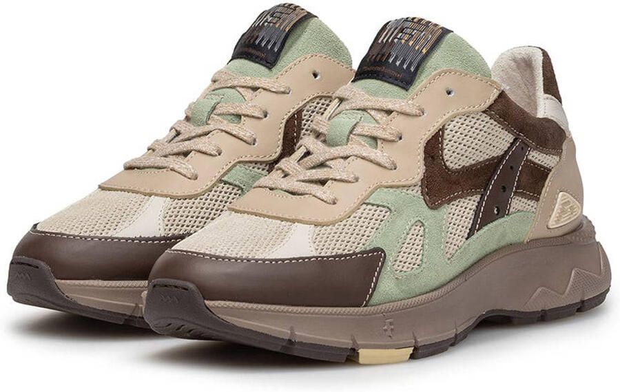 Floris van Bommel Daysi leren sneakers donkerbruin - Foto 2