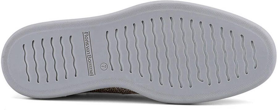 FLORIS VAN BOMMEL Veterschoenen Heren Sfm-30309 De Dijker Maat: 46 Materiaal: Textiel Kleur: Beige - Foto 8