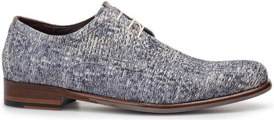 FLORIS VAN BOMMEL Nette Schoenen Heren Sfm-30316 De Draver Maat: 44 Materiaal: Suède Kleur: Blauw - Foto 6