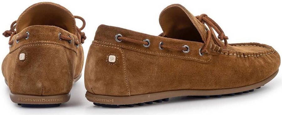 Floris van Bommel De Drijver 01.15 suède mocassins cognac - Foto 6