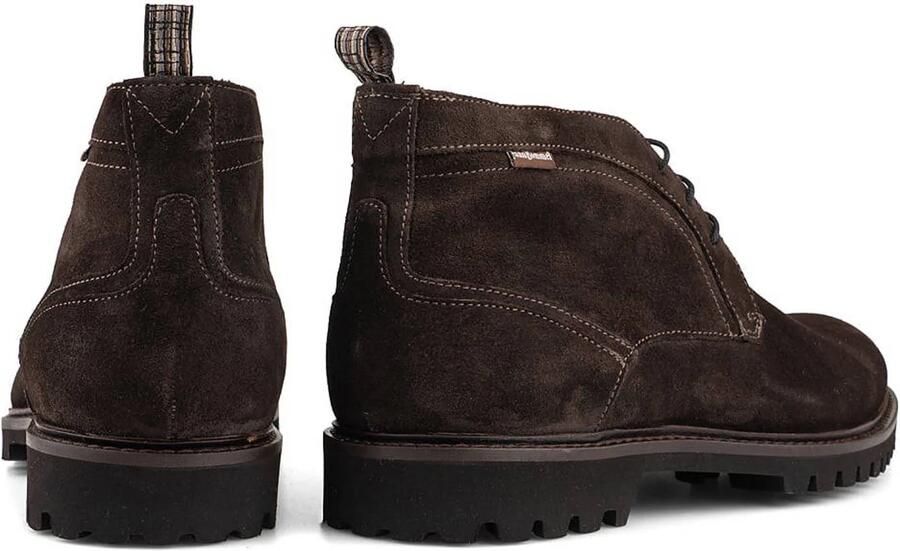 Floris van Bommel De Floter 01.00 suède enkelboots donkerbruin - Foto 3