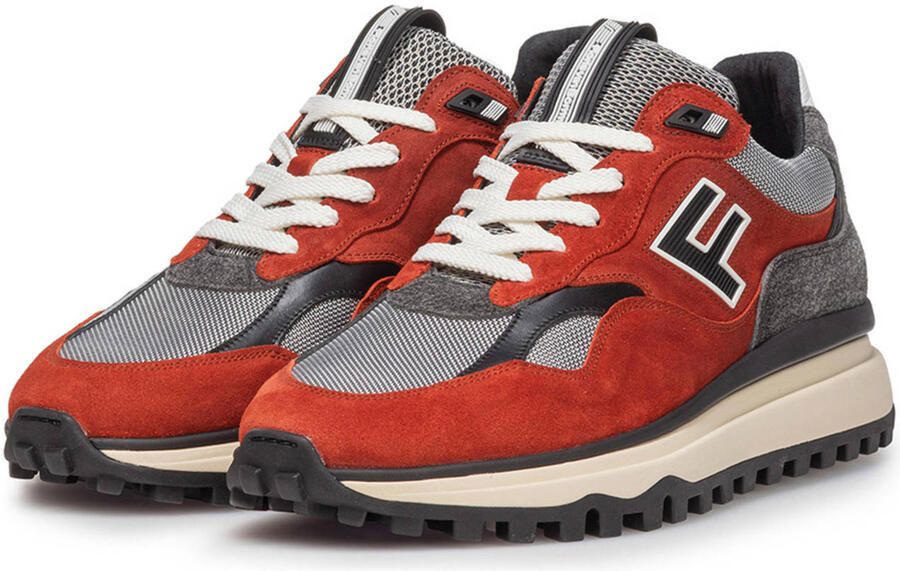 Floris van Bommel DE GRIPPER 01.04 Lage sneakersVrije tijdsschoenenHeren sneakers Bruin - Foto 3