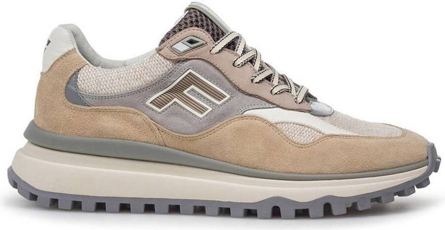 FLORIS VAN BOMMEL Lage Sneakers Heren Sfm-10238 De Gripper Maat: 44⅔ Materiaal: Suède Kleur: Beige