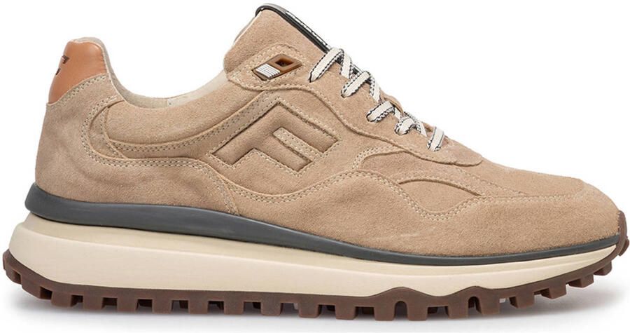 FLORIS VAN BOMMEL Lage Sneakers Heren Sfm-10238 De Gripper Maat: 44 Materiaal: Suède Kleur: Beige