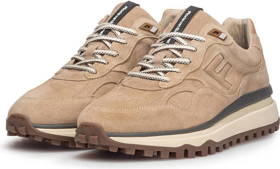 FLORIS VAN BOMMEL Lage Sneakers Heren Sfm-10238 De Gripper Maat: 46⅔ Materiaal: Suède Kleur: Beige - Foto 2