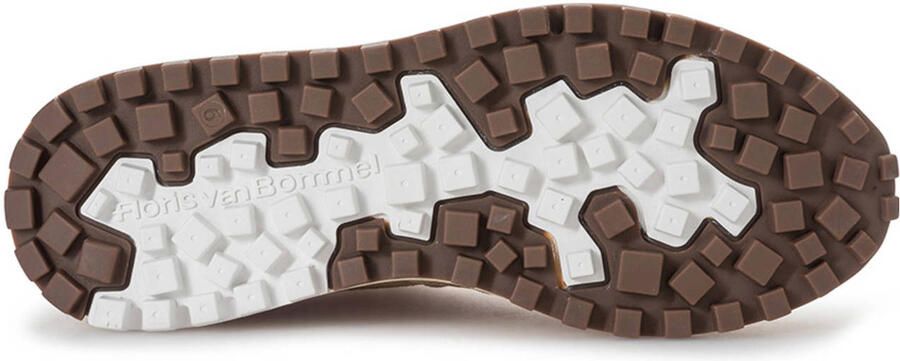 FLORIS VAN BOMMEL Lage Sneakers Heren Sfm-10238 De Gripper Maat: 42 Materiaal: Suède Kleur: Beige